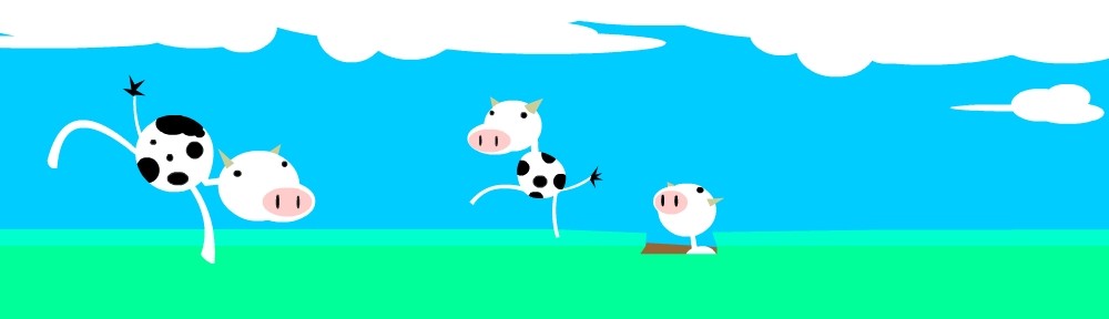 Flork of cows